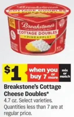 Meijer Breakstones Cottage Cheese Doubles offer