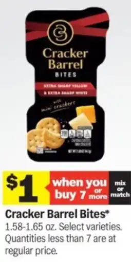 Meijer Cracker barrel bites offer