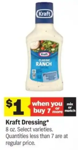 Meijer Kraft Dressing offer