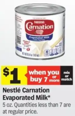 Meijer Nestlé Carnation Evaporated Milk offer