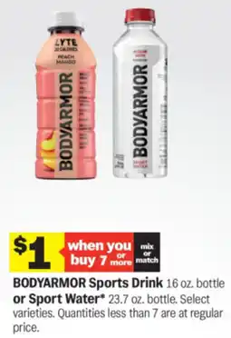 Meijer Bodyarmor sports drink or sport water offer