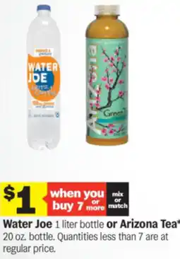 Meijer Water Joe or Arizona Tea offer