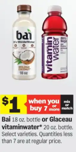 Meijer Bai or Glaceau vitaminwater offer