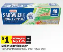 Meijer Meijer Sandwich Bags offer