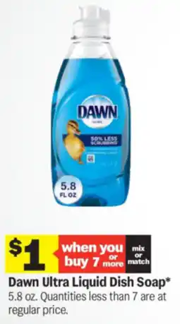 Meijer Dawn Ultra Liquid Dish Soap offer