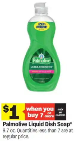 Meijer Palmolive Liquid Dish Soap offer