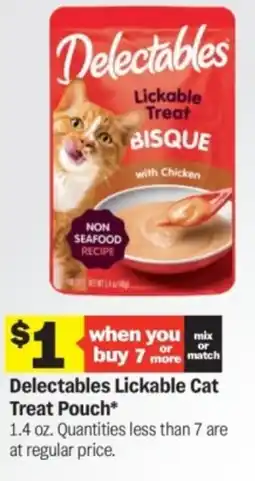 Meijer Delectables Lickable Cat Treat Pouch offer