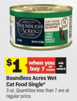 Meijer Boundless Acres Wet Cat Food Single offer