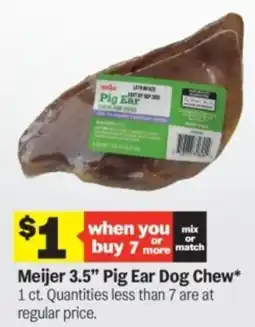 Meijer Meijer 3.5 Pig Ear Dog Chew offer
