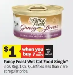 Meijer Fancy Feast Wet Cat Food Single offer