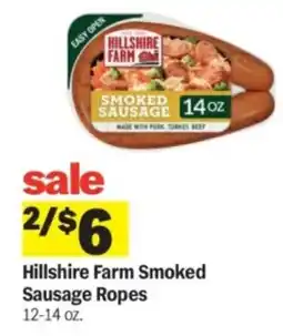 Meijer Hillshire Farm Smoked Sausage Ropes offer
