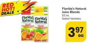 Albertsons Florida's Natural Juice Blends offer