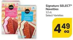 Albertsons Signature SELECT® Novelties offer