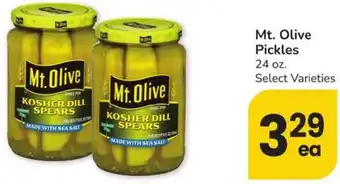 Albertsons Mt. Olive Pickles offer