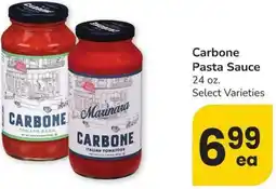 Albertsons Carbone Pasta Sauce offer