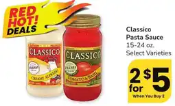 Albertsons Classico Pasta Sauce offer