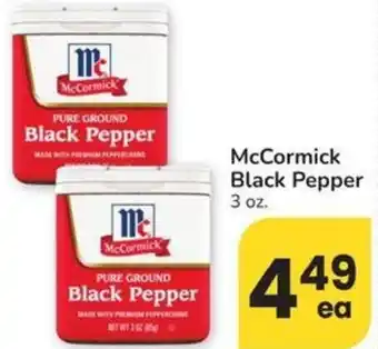 Albertsons McCormick Black Pepper offer