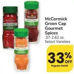 Albertsons McCormick Green Cap Gourmet Spices offer