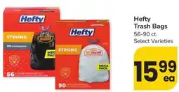 Albertsons Hefty Trash Bags offer