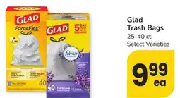 Albertsons Glad Trash Bags offer