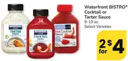 Albertsons Waterfront BISTRO® Cocktail or Tarter Sauce offer