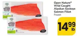 Albertsons Open NatureⓇ Wild Caught Alaskan Sockeye Salmon Fillet offer