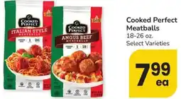 Albertsons Cooked Perfect Meatballs offer