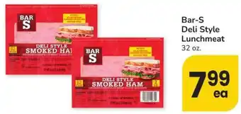 Albertsons Bar-S Deli Style Lunchmeat offer