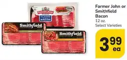 Albertsons Farmer John or Smithfield Bacon offer