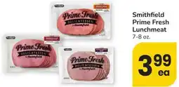 Albertsons Smithfield Prime Fresh Lunchmeat offer