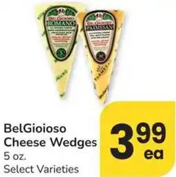 Albertsons BelGioioso Cheese Wedges offer
