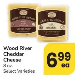 Albertsons Wood River Cheddar Cheese offer