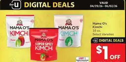 Albertsons Mama O's Kimchi offer