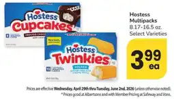 Albertsons Hostess Multipacks offer