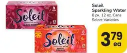 Albertsons Soleil Sparkling Water offer