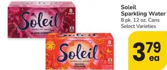 Albertsons Soleil Sparkling Water offer