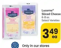 Albertsons Lucerne Sliced Cheese offer