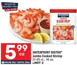 Albertsons WATERFRONT BISTRO Jumbo Cooked Shrimp offer