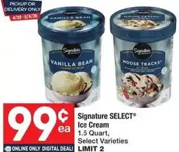 Albertsons Signature SELECT Ice Cream offer