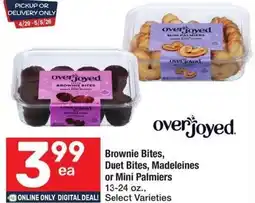 Albertsons Brownie bites Duet Bites, Madeleines or Mini Palmiers offer