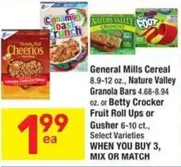 Albertsons General mills cereal offer