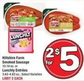 Albertsons Hillshire Farm Smoked Sausage offer