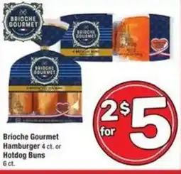 Albertsons Brioche Gourmet Hamburger or Hotdog Buns offer