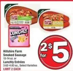 Albertsons Hillshire farm smoked sausage offer