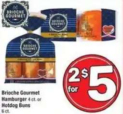 Albertsons Brioche Gourmet Hamburger 4 ct.or Hotdog Buns offer