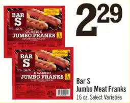 Price Chopper Bar S Jumbo Meat Franks offer