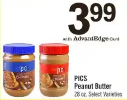 Price Chopper PICS Peanut Butter offer