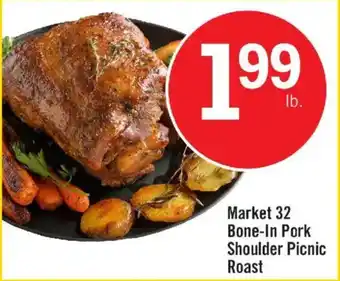 Price Chopper Market 32 Bone-In Pork Shoulder Picnic Roast offer