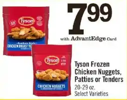 Price Chopper Tyson Frozen Chicken Nuggets, Patties or Tenders offer