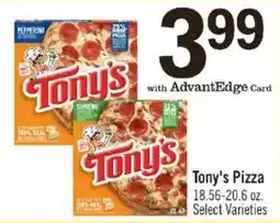 Price Chopper Tony's Pizza offer